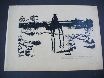 TRANSPARENZ CARAN D'ACHE ''OMBRES CHINOISES'' AUS L'EPOPEE DEM STUDIO 1898