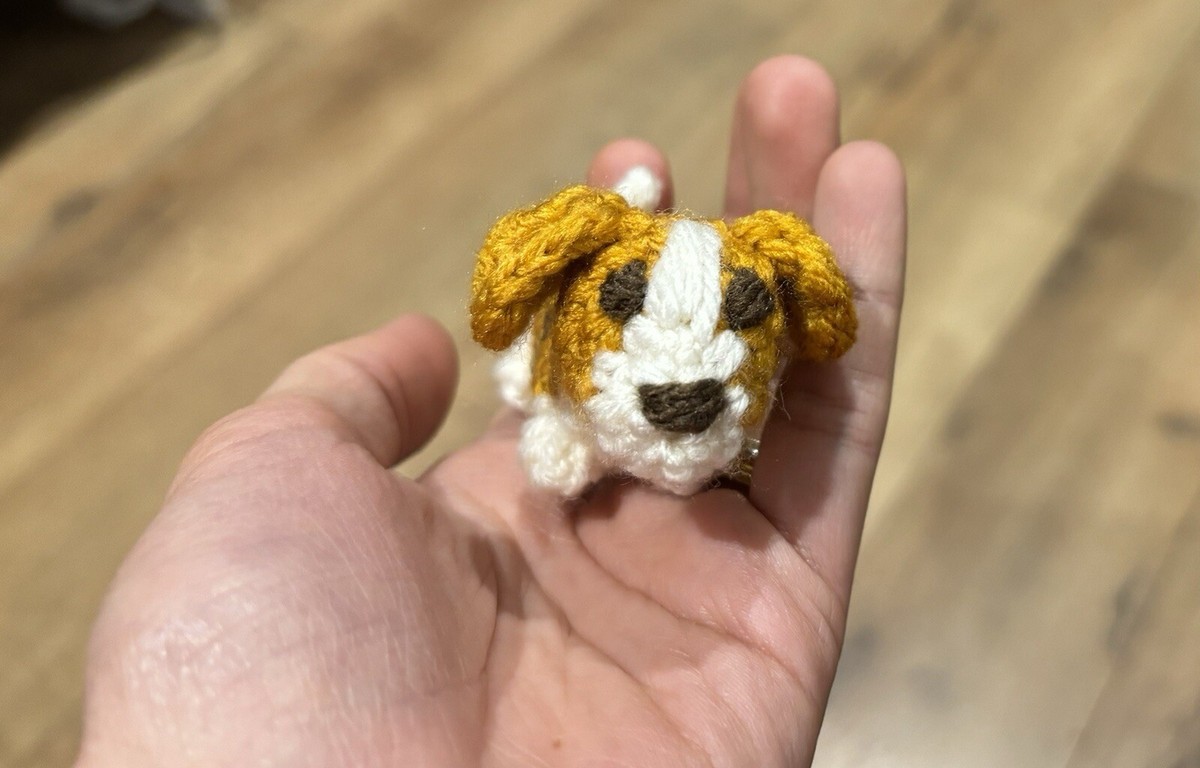 Crochet Dog Key Ring