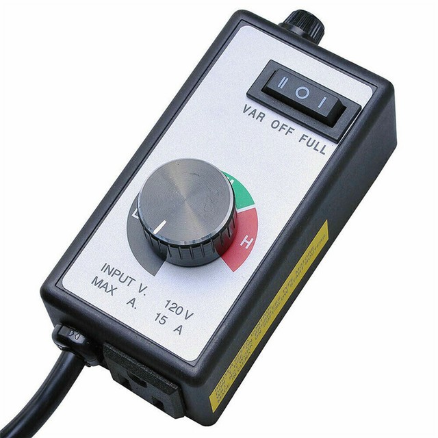 Electric Motor Rheostat AC 120V Router Fan Variable Speed Controller