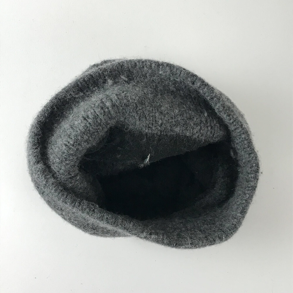 Gray Knit Winter Hat - image 3