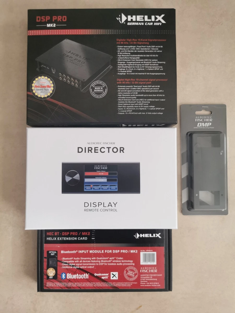 HELIX DSP PRO MK2+HELIX DIRECTOR NEW +HELIX BLUETOOTH MODULE+ HELIX DMP bundle