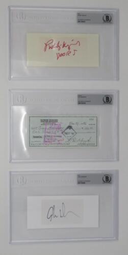 THE DOORS Firmado Autógrafo Tarjeta Índice Automático Corte Página Comprobación Set por 3 losas BAS JSA - Imagen 2 de 14