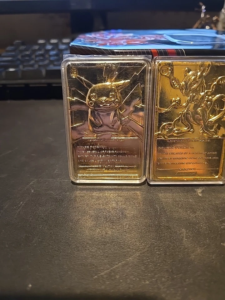 Burger King 1999 年 POKEMON 23K 镀金交易卡 - 完整套装 — 第 2/4 张图片