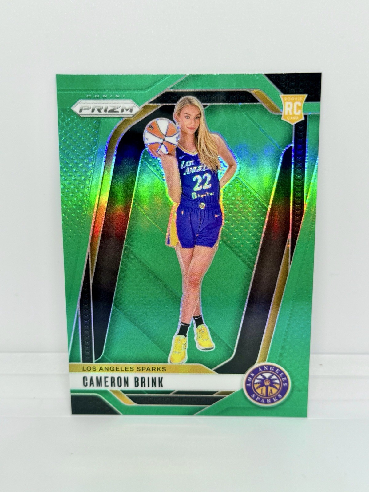 2024 Prizm WNBA CAMERON BRINK Rookie Green Los Angeles Sparks RC #143