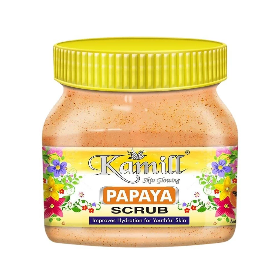 Kamill Papaya Scrub For Glowing Skin 500gm - Image 3 of 4