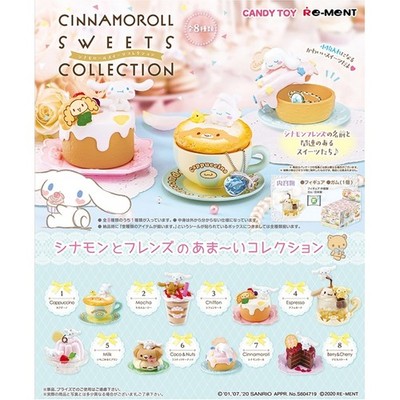 【美品】リーメントCINNAMOROLL SWEETS COLLECTION Re-Ment Sanrio Cinnamoroll Sweets Collection All 8 Types 1box
