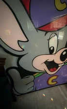 Chuck E Cheese Exterior Sign (split In Half)