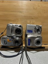 Lot of 4 Sony Nikon Olympus Digital Camera Parts or Repair Only READ