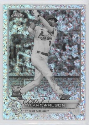 2022 Topps Chrome Black & White Mini-Diamond Refractor Dylan Carlson #158 0m4q
