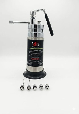 LN2 Handheld Sprayer Mini Cryo Tank 350 ML With 5 Best Probes *