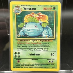 Venusaur 15/102 Base Set Holo Rare