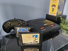 Sega Mega Drive 2 II Console Bundle Aladin, Sonic, Controller + Cables