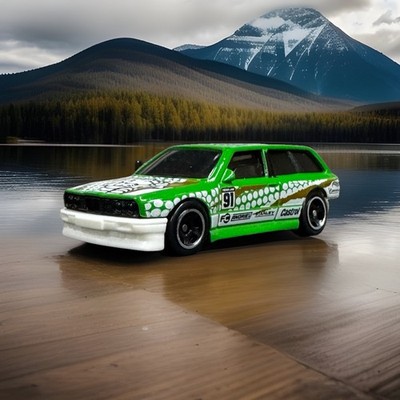 Hot Wheels BMW M3 Wagon Custom Wheel Swap Loose Car