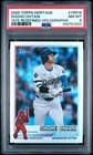 1023 Shohei Ohtani 2025 Topps Heritage #76R-16 Holographic 1976 Redefined PSA 8
