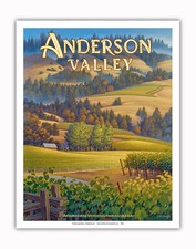 Anderson Valley Wineries - Navarro Vineyards - AVA - Art by Kerne Erickson