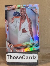 2025 Panini Prizm WNBA Logo Refractor Variation #150 Saniya Rivers