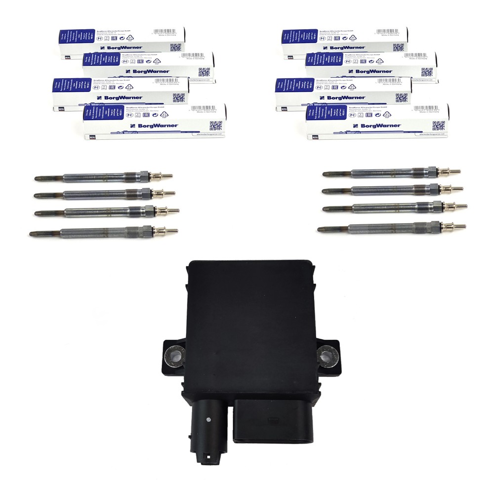 Control Unit Glow Relay 8X Glow Plug GN003 For Mercedes V8 CDI E M S GL Class