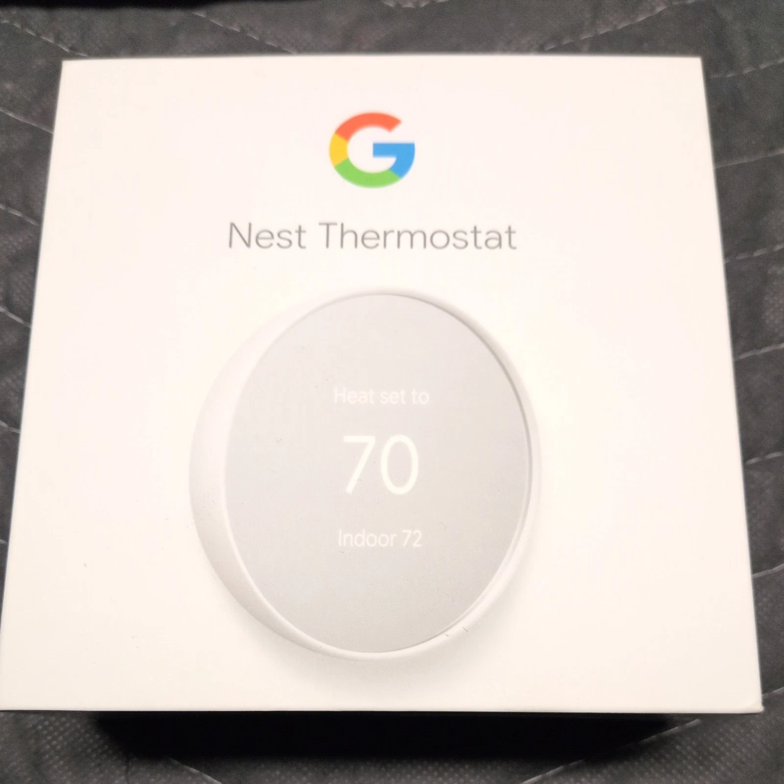Google Nest Smart Thermostat, Snow - GA01334-US