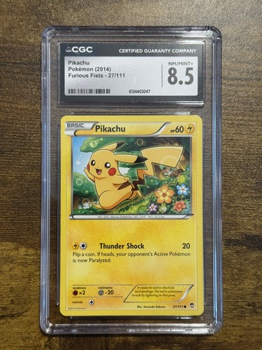 Pikachu graded CGC 8.5 for sale on eBay