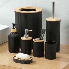 Black Bathroom Additions Sets