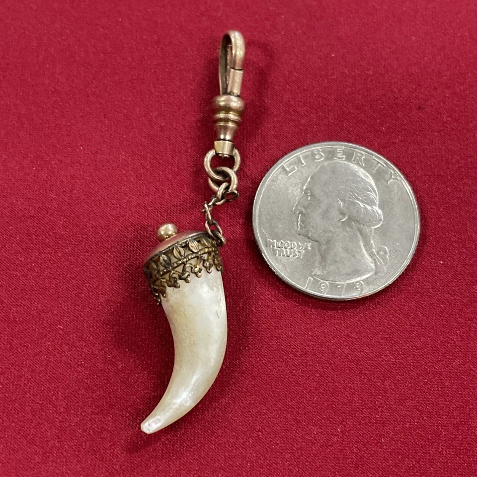 Llavero llavero hueso fósil cazadores madreperla KB relleno de oro Foto 2 de 4