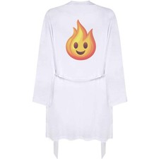 'Cute Fire' Adult Dressing Robe / Gown RO052808 