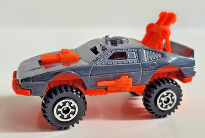 Hot Wheels 1996 Mainline # Sting Rod Metaflake Gray/ Orange