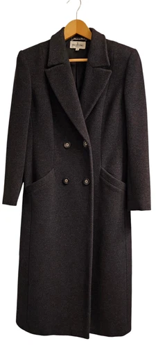 Cappotto donna Valentino Miss V 100% lana vergine lunghezza intera taglia 42 US taglia 8 us intime ottimeioni