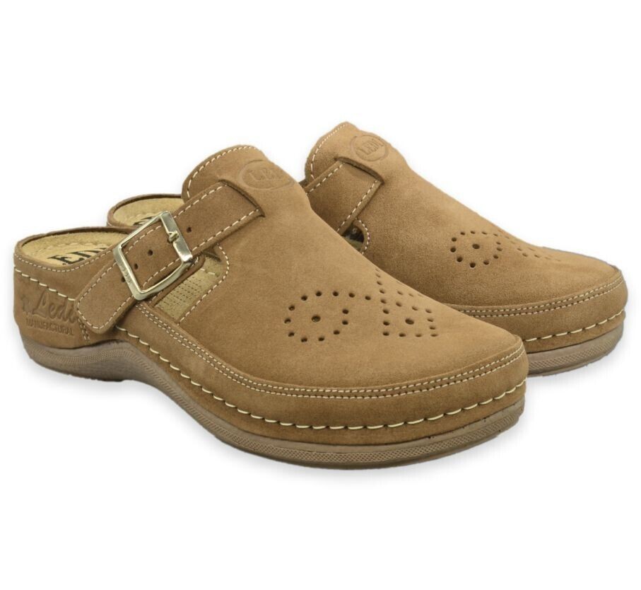 Zapatos Mujer Gesundschuhe Cuero LEDI Anatomic Cacao G37 Modelo 402 N26G5A