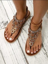 Slipper Sandalen Clogs Mules Pantoletten Pantoffeln Zehentrenner Flach 36-43