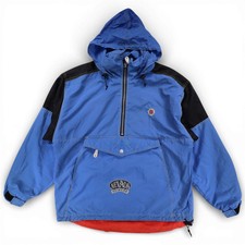 Vintage B&S Sport Nevada Skiwear Anorak Jacket Mens 90s Gorpcore XL Blue