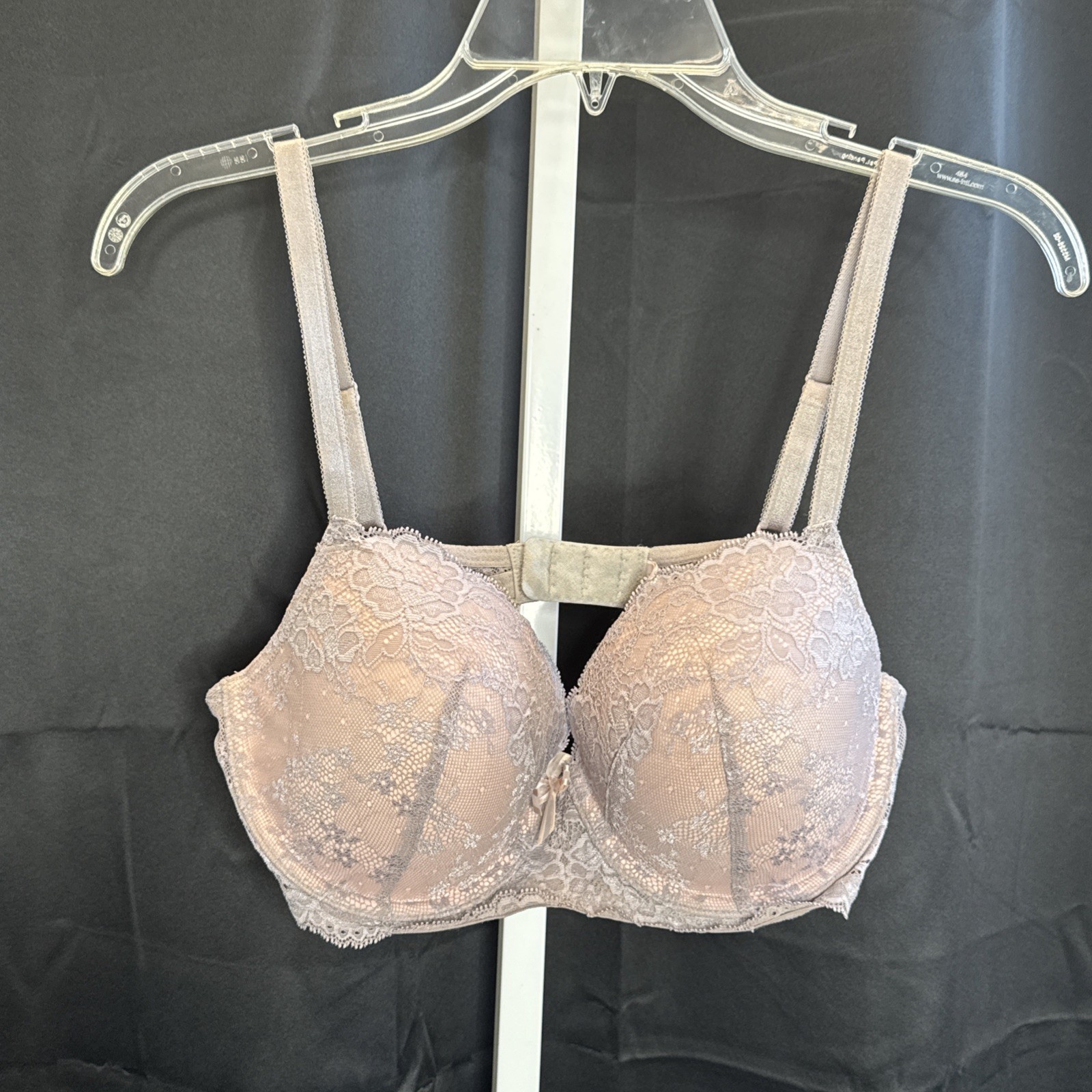 36D Victoria's Secret Angels Lined Demi Underwire Bra ~ Light Purple and Pink