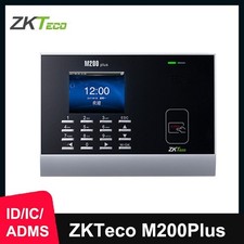 ZKTeco M200Plus TCP/IP ID/IC/ADMS RFID Card Time Clock Time Attendance 2.8inch
