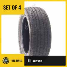 Set Of 4 Used 27555r20 Bridgestone Dueler Hl Alenza 113t - 7.5-8.532