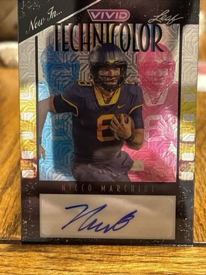 2024 Leaf Vivid - Technicolor Nicco Marchiol #T-NM1 Black Prismatic /5 (AU, RC)