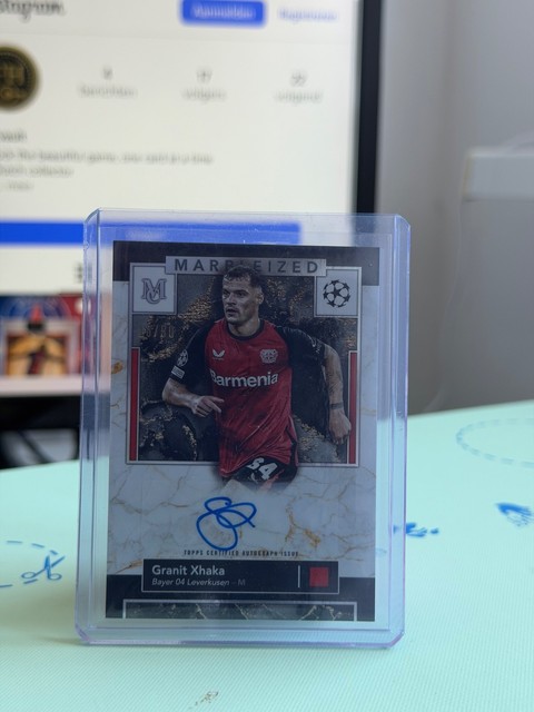 Granit Xhaka 2024-25 Topps Museum Collection UEFA Club Competitions /50
