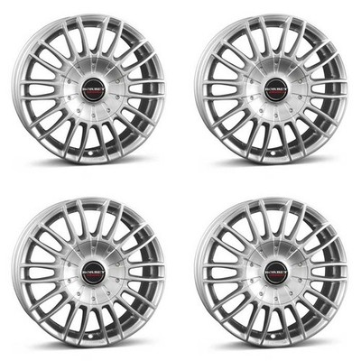 4 Borbet Felgen CW3 9.0x21 ET50 5x127 SIL für Chrysler Grand Cherokee