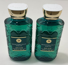 2 PACK Bath & Body Works MEDITERRANEAN MIRAGE Body Wash Shower Gel 10 oz