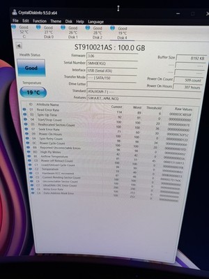 Seagate Momentus ST910021AS 100GB 2,5'' SATA Festplatte 