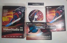 Corel VideoStudio Pro X4 CIB w/Manual  Original 3D Glasses
