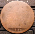 1860 Victoria Penny — photo from another recent sale