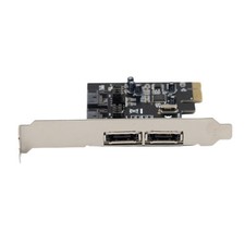 PCI-E x1 SATA 3.0 6Gb/s Add-in Card with Two SATA Ports and Two eSATA Ports