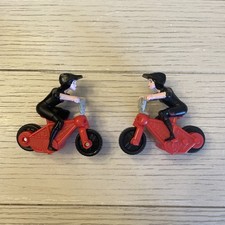 Used Hotel Transylvania 2 Mavis pull back go cycle Bike Toy McDonalds.