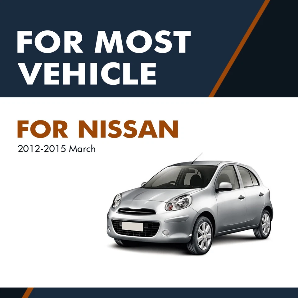 Par de 2 soportes de elevación de puerta levadiza trasera para Nissan March México 2012-2015 Foto 2 de 4