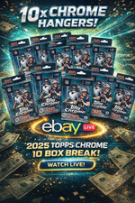 MIAMI DOLPHINS 10X-2025 NFL TOPPS CHROME FOOTBALL HANGERS BREAK #12