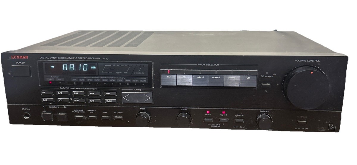 VINTAGE Luxman R-113 Digital Synthesized AM/FM Stereo Receiver