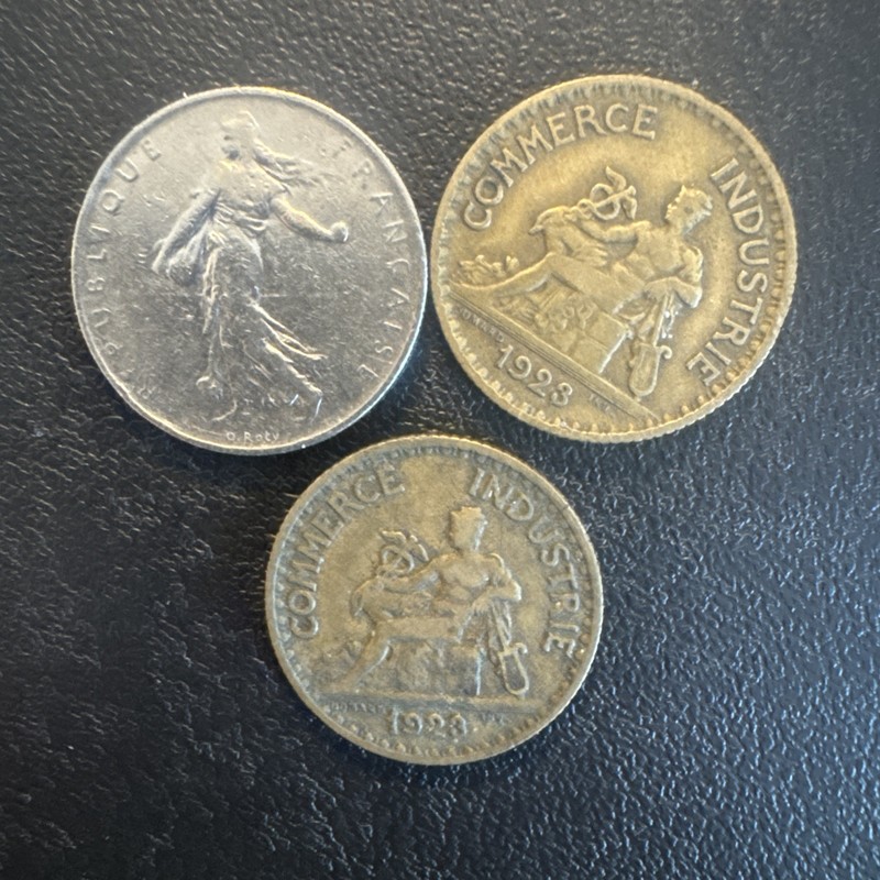 Mixed France coin lot