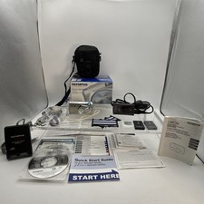 Boxed Olympus Stylus 300 3.2 megapixel Digital Camera w Memory Cards/Reader Cord