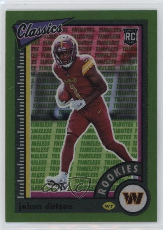 2022 Panini Classics Rookies 20/20 Jahan Dotson #164 Rookie RC 2u3