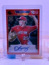 2021 Leaf 1989 Pro Set Metal Orange AUTO #PS-DG1 Drew Gray Chicago Cubs